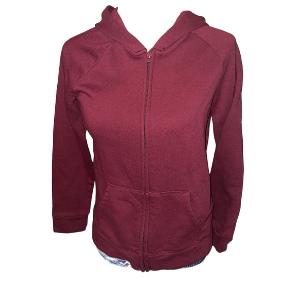2 Children’s Place maroon zip up hoodies - Picture 4 of 7
